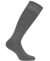 Bawełniane, szare podkolanówki męskie