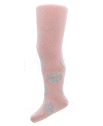 Rajstopy bawełniane w kropki