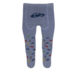 Niebieskie rajstopy w samochody